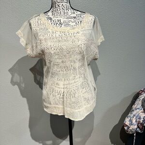 Rafaella Cream Textured Blouse